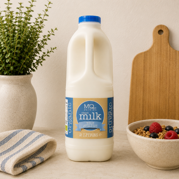 2 Litre Organic Whole Milk 